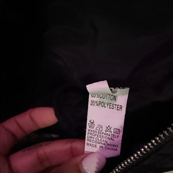 Black Bomber Jacket with Tulle Skirt - Picture 6 of 8